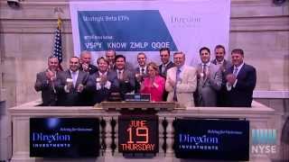 Direxion Investments Rings NYSE Closing Bell on June 19th [upl. by Aicil]