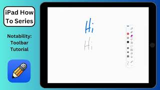 Notability  Toolbar Tool Overview [upl. by Eenert]
