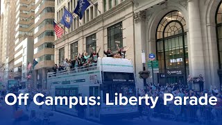 New Yorkers Celebrate at the New York Liberty Championship Parade [upl. by Ecyac890]