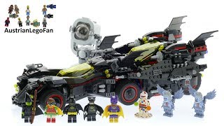 Lego Batman Movie 70917 The Ultimate Batmobile  Lego Speed Build Review [upl. by Ygief]