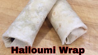 How to make Halloumi Wrap Healthy Wrap [upl. by Bashuk217]