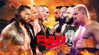 Roman Reigns Goldberg Brock Lesnar Randy Orton vs Solo Sikoa Jacob Fatu Tama Tonga Tonga Loa  OTC [upl. by Murat]