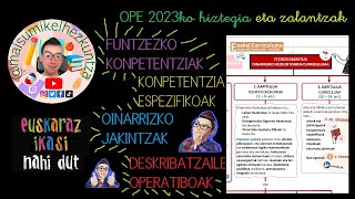 OPE 2023 maisumaistrak EAE🙌🏻 OPE 2023ko hiztegia eta zalantzak 📖 Lehen Hezkuntza Laguntza [upl. by Seuqirdor]