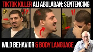 TikTok Killer Ali Abulaban Sentencing Behavior and Body Language [upl. by Aihtibat983]