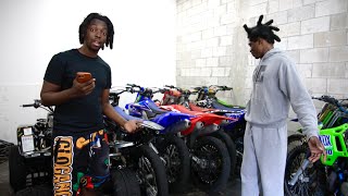 Broward Vee Shows FloridaMadeMG 150000 INSANE Dirtbike Collection [upl. by Adna]