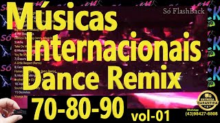 Músicas Internacionais Dance Remix´´ 708090 vol 01 [upl. by Tegan]