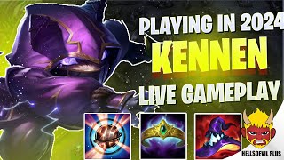 Playing Kennen In 2024 In Wild Rift  Wild Rift HellsDevil Plus Gameplay [upl. by Naujej]