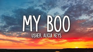 Usher  My Boo Lyrics ft Alicia Keys [upl. by Ameer]