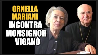 ORNELLA MARIANI CON MONSIGNOR CARLO MARIA VIGANÒ [upl. by Lavella]