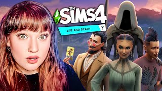 I Played The Sims 4 LIFE amp DEATH for the FIRST TIME [upl. by Wack]