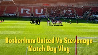 Rotherham United 20 Stevenage Vlog  202425 [upl. by Naud]