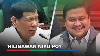 Duterte answers Garma Nagsisinungaling yang ggang yan  ABSCBN News [upl. by Avram]