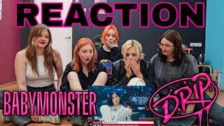 BABYMONSTER  DRIP MV  REACTION with BaseLineBL [upl. by Notnyw]