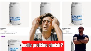 Les protéines nutrimuscle  Laquelle choisir   aide au choix [upl. by Chevalier]