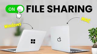 Turn ON File Sharing between MAC and Windows 11 [upl. by Elbring]