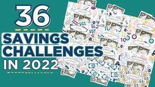 The 2022 Savings Challenges  Saving Money  Tips [upl. by Ayrb]