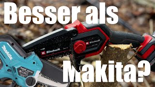 EINHELL AkkuAstkettensäge  GEPS 1815 Li  Vergleich DUC101Z  Review [upl. by Kendrick]