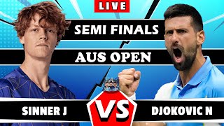 🔴LIVE  Djokovic N vs Sinner J  Australian Open 2024 AO2tennis semifinal [upl. by Inajar968]