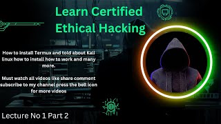 Certified Ethical Hacker Lecture No 1 Part No 2 [upl. by Esimaj]