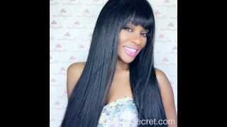 Sassy Secret Cleopetra Yaki Lace Front Wig with Bangs [upl. by Ydwor]