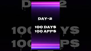 GCPU 100 DAYS 100 APPS CHALLANGE technology apps android shorts [upl. by Ecreip430]