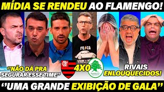 ðŸ”¥ JORNAIS ESPORTIVOS DE TODO O BRASIL SE RENDEM AO FLAMENGO APÃ“S GOLEADA AVASSALADORA DE 4 A 0 [upl. by Nitsir858]