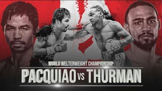 MANNY quotPACMANquot PACQUIAO VS KEITH quotONE TIMEquot THURMAN FULL FIGHT [upl. by Lizzie]