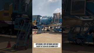 Deplaning our Vietnam Airlines flight at SGN Ho Chi Minh City [upl. by Auqenes470]