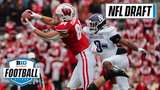 Highlights Wisconsin Tight End Jake Ferguson  Big Ten Football in the 2022 NFL Draft [upl. by Asusej966]