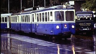 La Centovallina 1981 Acqua Alta a Locarno  Centovallibahn  Narrow gauge railway [upl. by Annadal839]