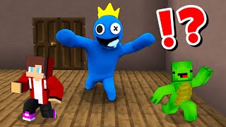 JJ and Mikey in RAINBOW FRIENDS ROBLOX CHALLENGE in Minecraft  Maizen Minecraft [upl. by Cherilynn584]