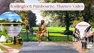 Thames Path Wallingford Painbourne 4k Agatha Christies final home Midsomer Murders location [upl. by Triny]