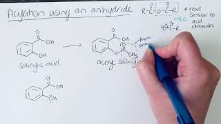 Acylation using an anhydride [upl. by Yllac624]