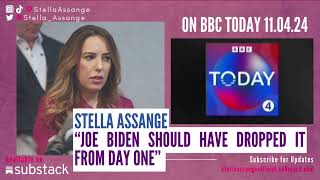 “Joe Biden should have dropped it from day one”  Stella Assange on BBC Today 1142024 [upl. by Hsirk]