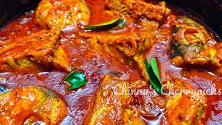 നെയ്മീൻ തലകറി Fish head curry  Meen thalakkari thani nadan Seer fish head curry [upl. by Levania]