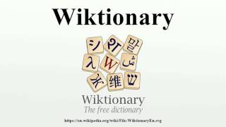 Wiktionary [upl. by Yrrem]