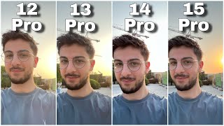 iPhone 15 Pro vs 14 Pro vs 13 Pro vs 12 Pro Photo and Video Test [upl. by Ly453]