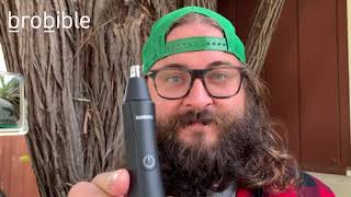 Manscaped Weed Whacker Review  Trimming Nose Hairs [upl. by Ilan659]