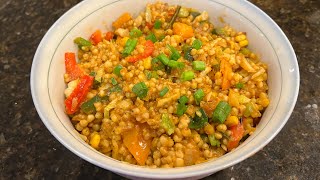 Sorghum Jowar Fried Rice  Millet Veg Stir Fry  Millet Chinese dish  Gluten Free  Weight loss [upl. by Kylen710]