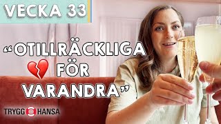 TUNG VECKA MED MYCKET FRUSTRATION  Stina amp Fredrik vecka 33 [upl. by Hainahpez664]