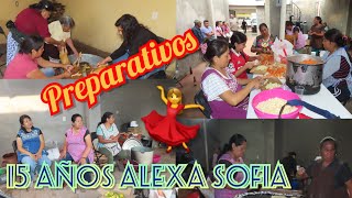 preparativos de los 15 años alexa sofia en san francisco uricho michoacan [upl. by Hinch476]