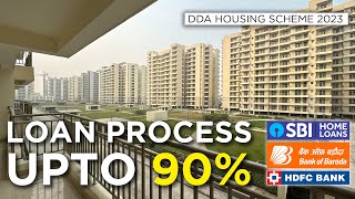 DDA FLATS ON EMI  DDA Housing Scheme 2023  HOW TO GET 90 LOAN ON DDA FLATS [upl. by Edahs]