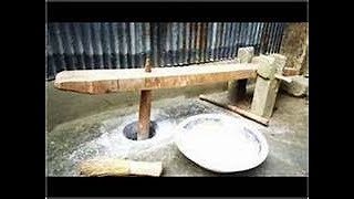 Dheki  Assamese Dheki  Wooden rice pounder [upl. by Yecaw283]