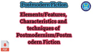 Features of Postmodernism [upl. by Schuh100]