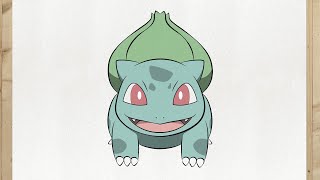 Come disegnare Bulbasaur di Pokémon [upl. by Sebastiano]