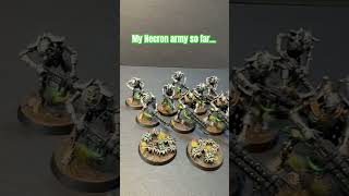 My Necron army so far warhammer40k necrons paintingwarhammer gamesworkshop spoontasticminis [upl. by Seibold]