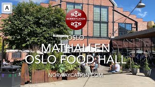 Oslo Food Hall  Mathallen Oslo  Norwaycationcom [upl. by Brom]