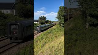 DSB MFB 5202  5263 between Vejle and Hedensted train trainspotting railway railroad railfan [upl. by Hudis]