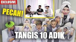 PECAH TANGIS ADIK ADIK MELEPAS ATTA HALILINTAR SAAT AKAD NIKAH TANPA KEHADIRAN KELUARGA TERCINTA [upl. by Eislel]