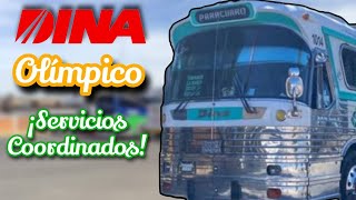 ¡VIAJAMOS al PASADODINA Olímpico bajo los colores de COORDINADOS ✅️ Autobuses Mexicanos [upl. by Zachery]